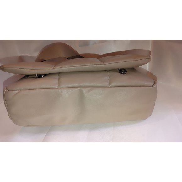 sondra roberts squared quilted leather bag - Picture 4 of 6